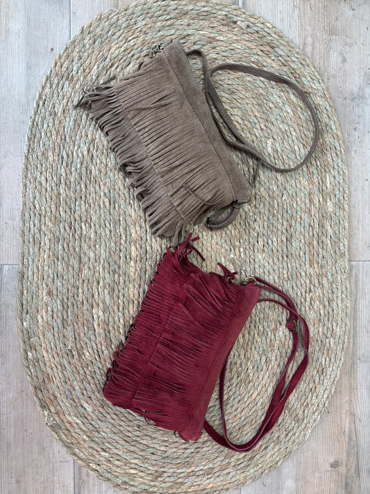 Bolso Recto Flecos