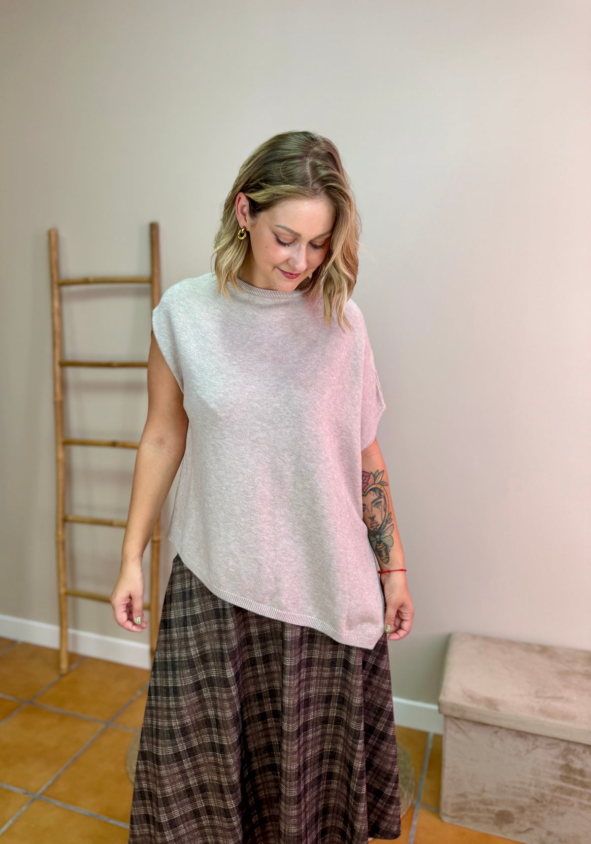 Jersey poncho