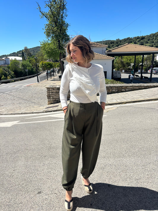 Pantalón ballom pinza