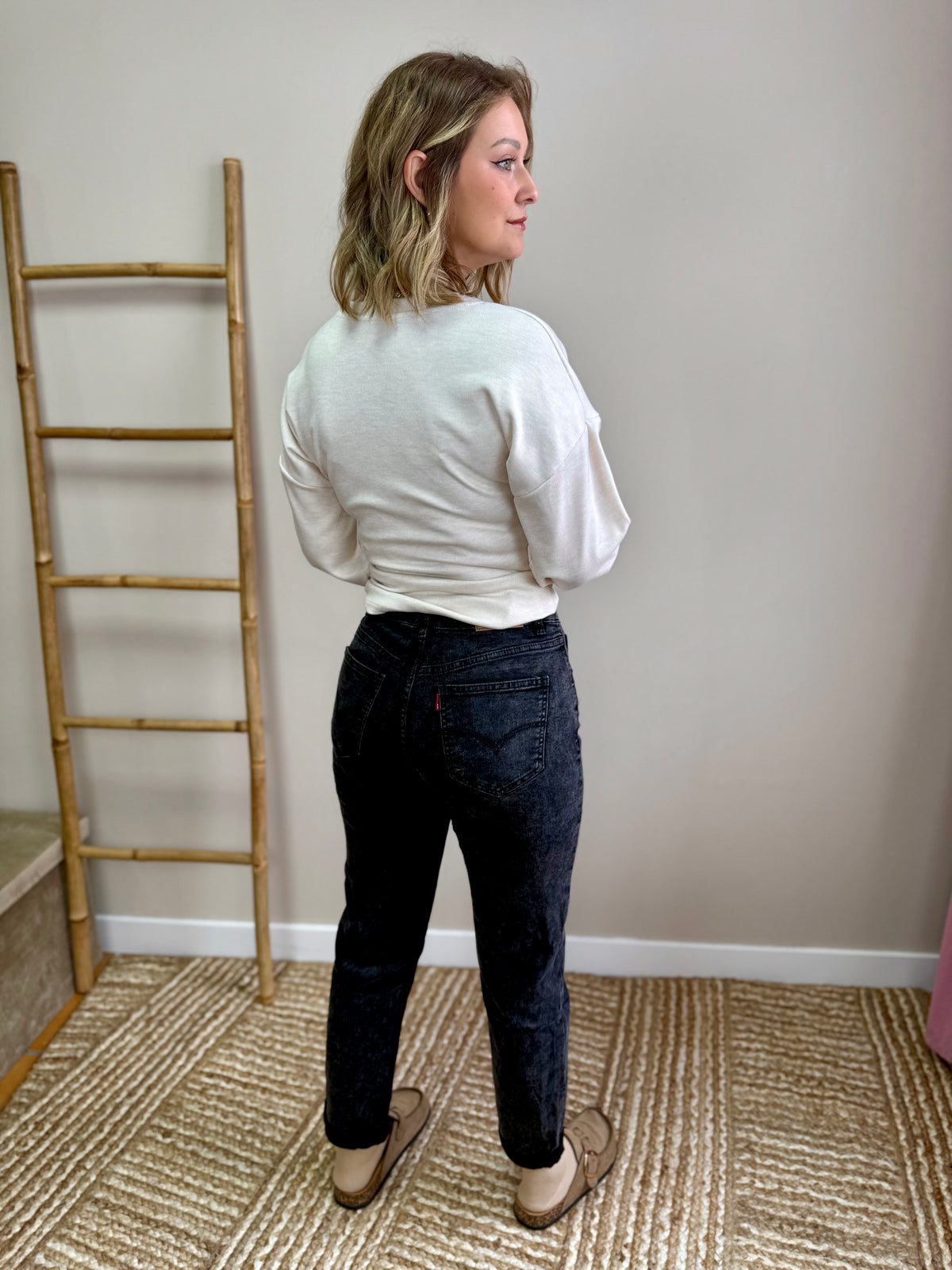Pantalón Monfit negro lavado