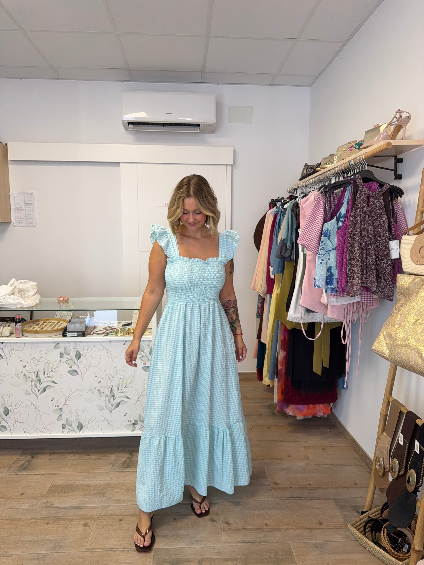 Vestido Vichy