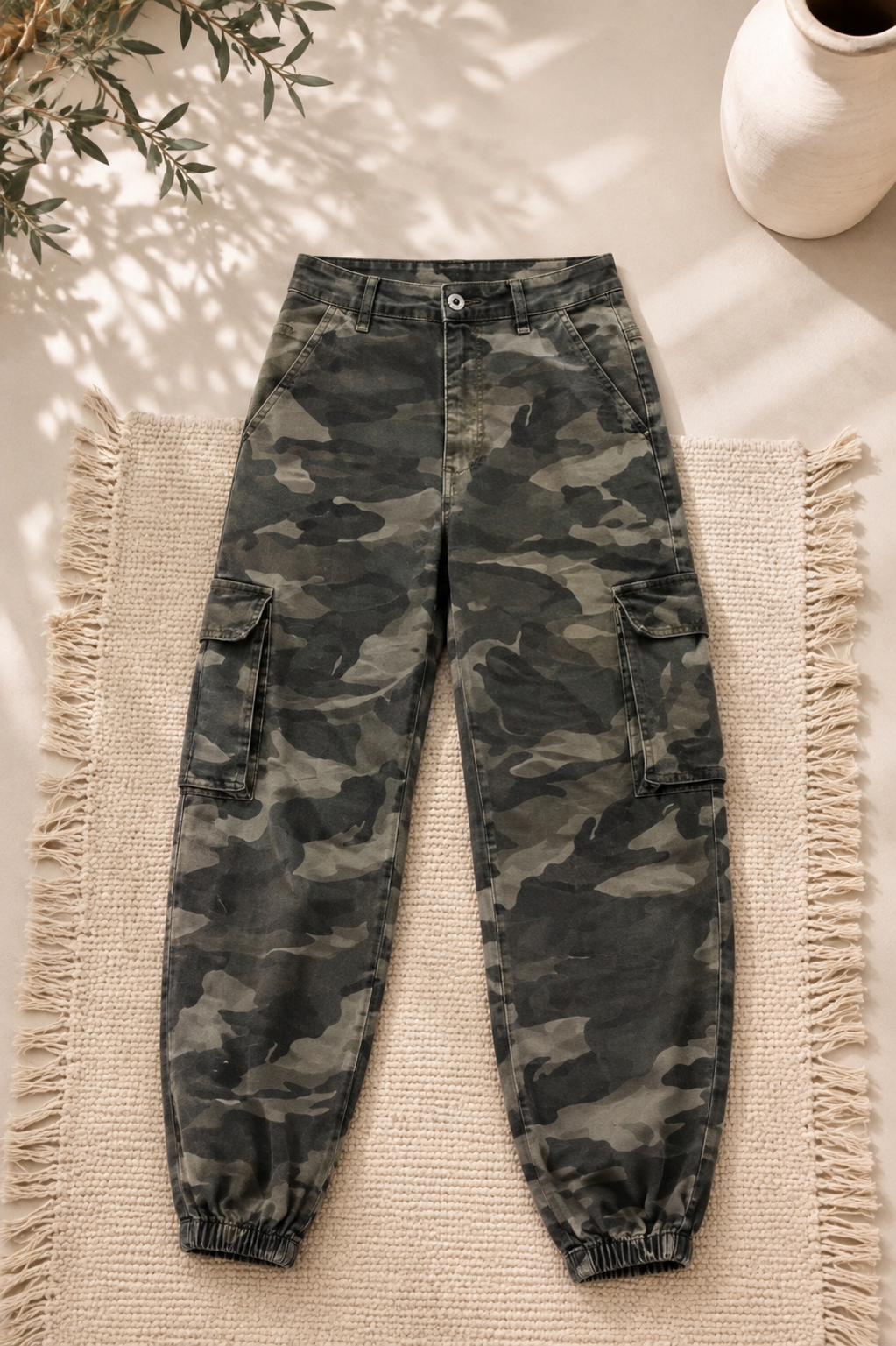 Pantalón cargo camuflaje
