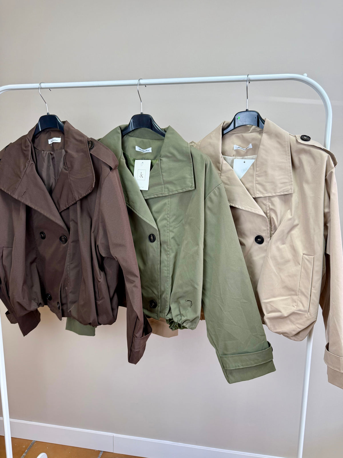 Bomber gabardina
