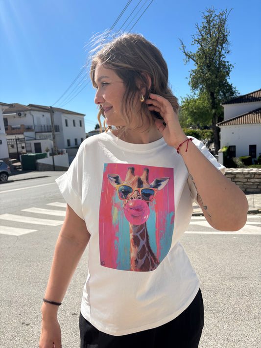 Camiseta jirafa