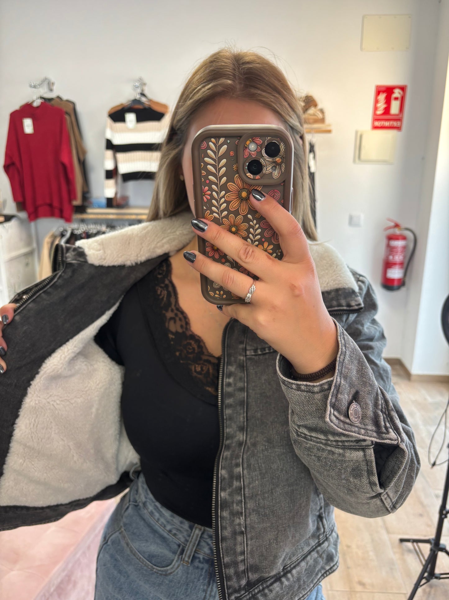 Chaqueta vaquera borreguito