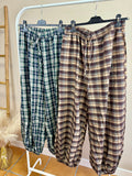 Pantalon boho cuadros