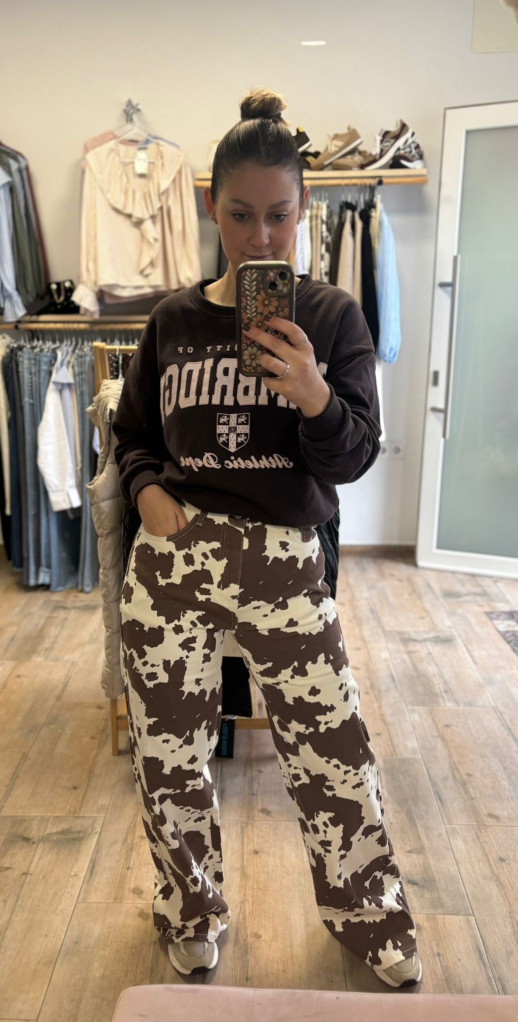 Pantalón vaquero vaca