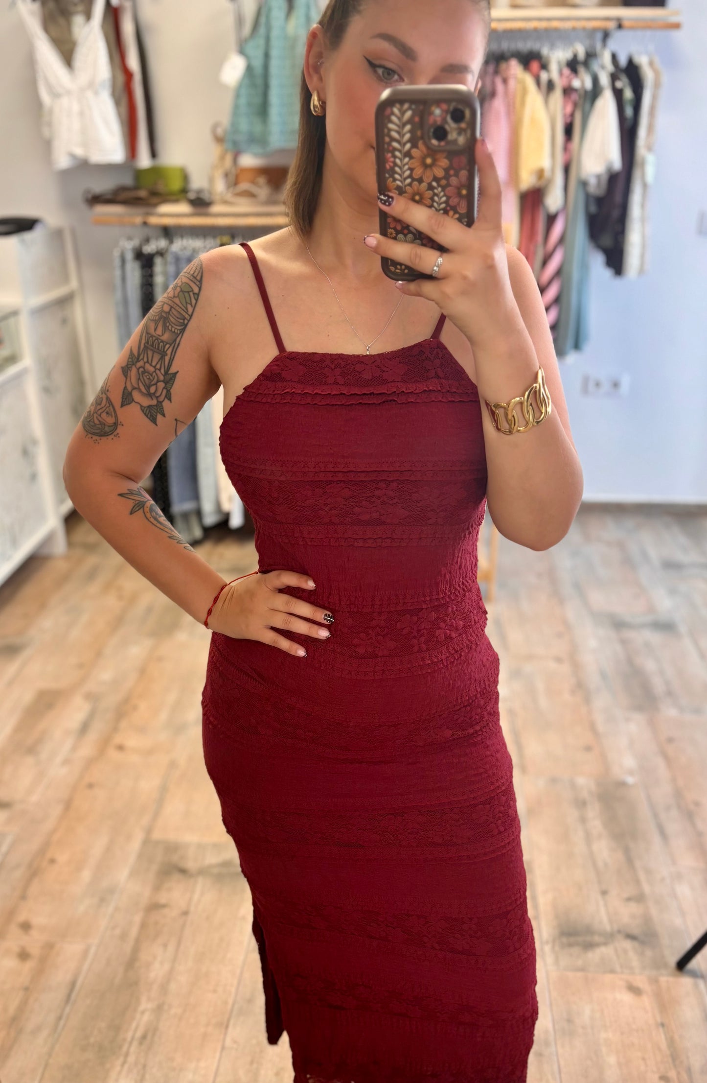 Vestido tinto