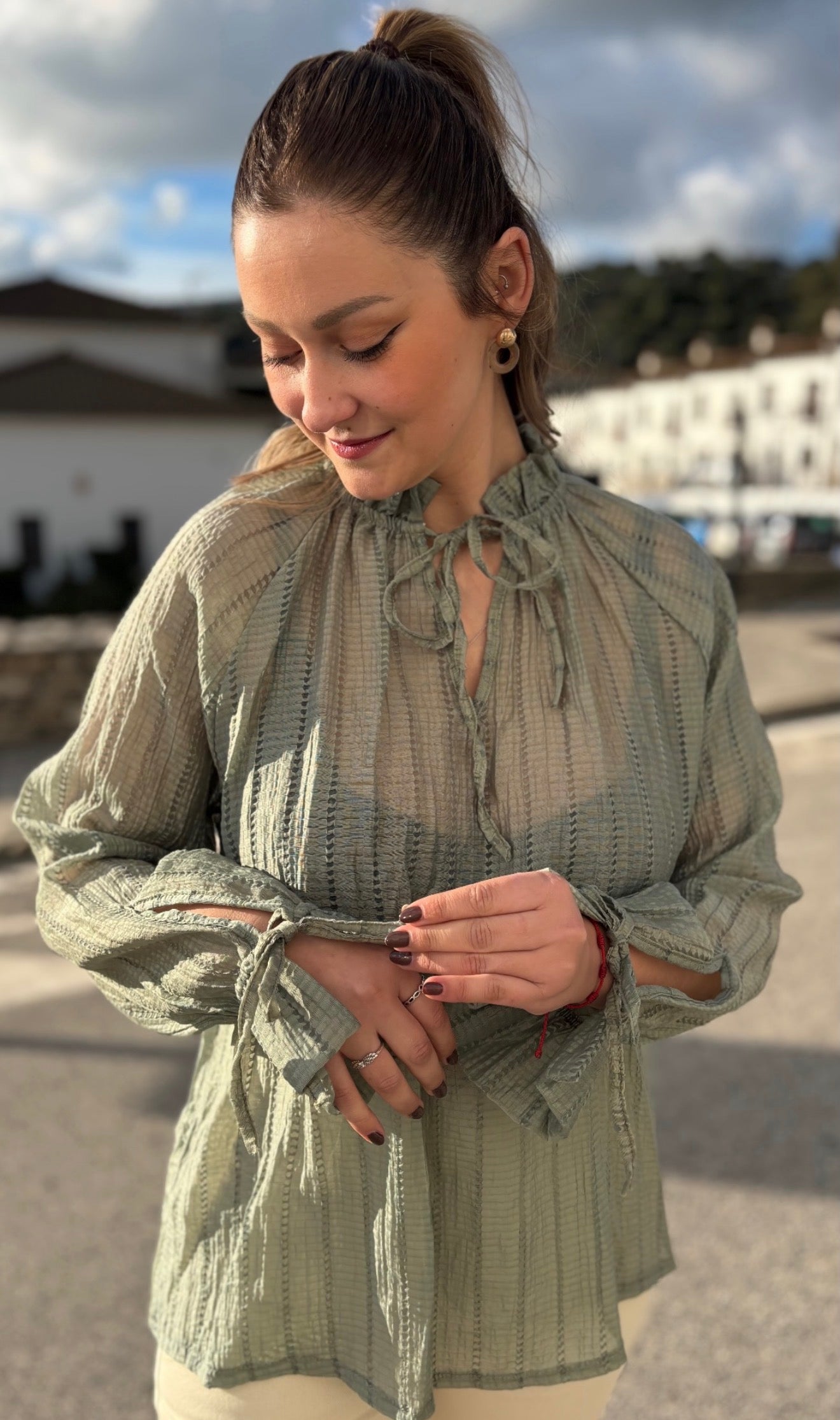 Camisa verde