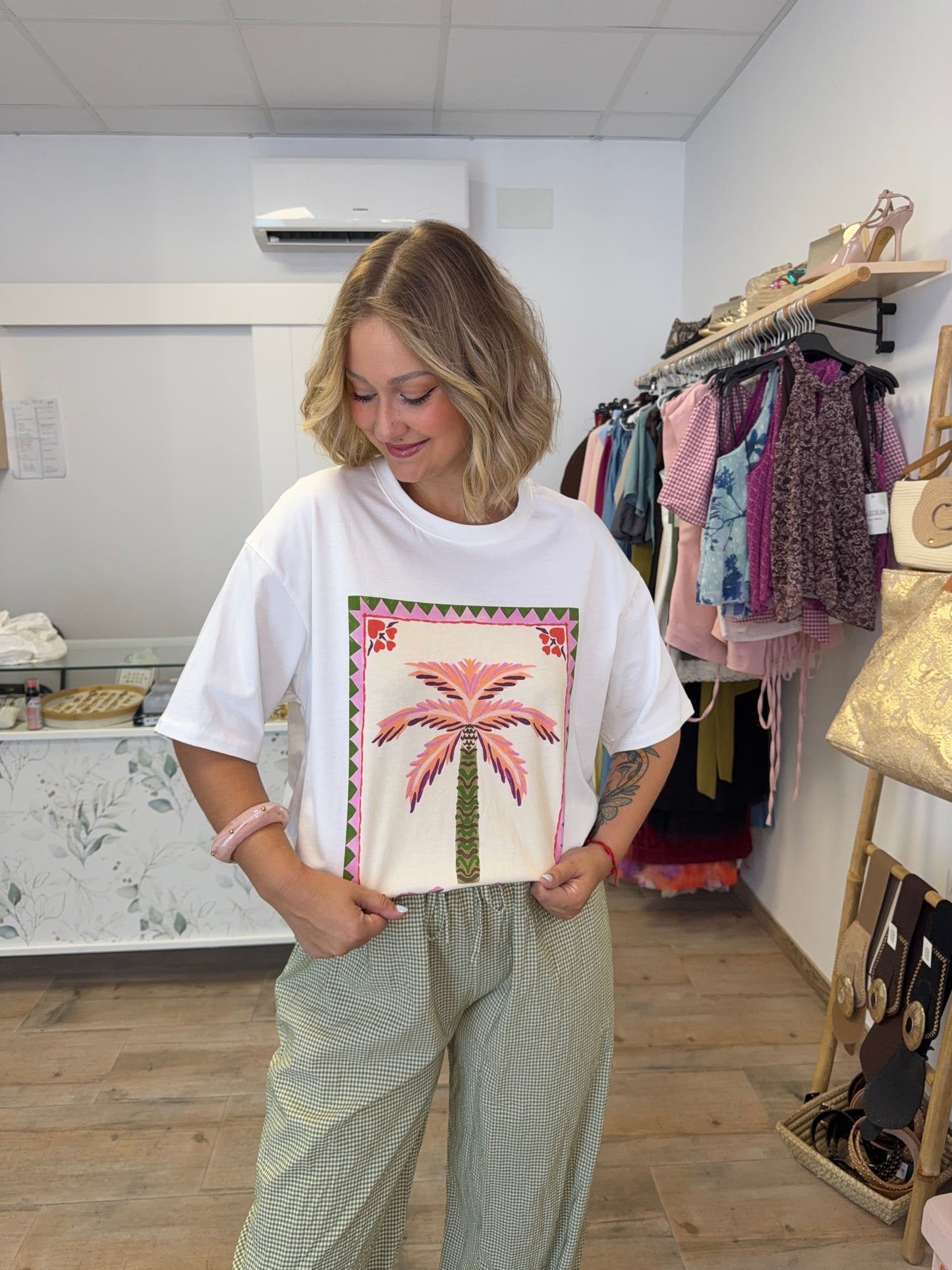 Camiseta palmera