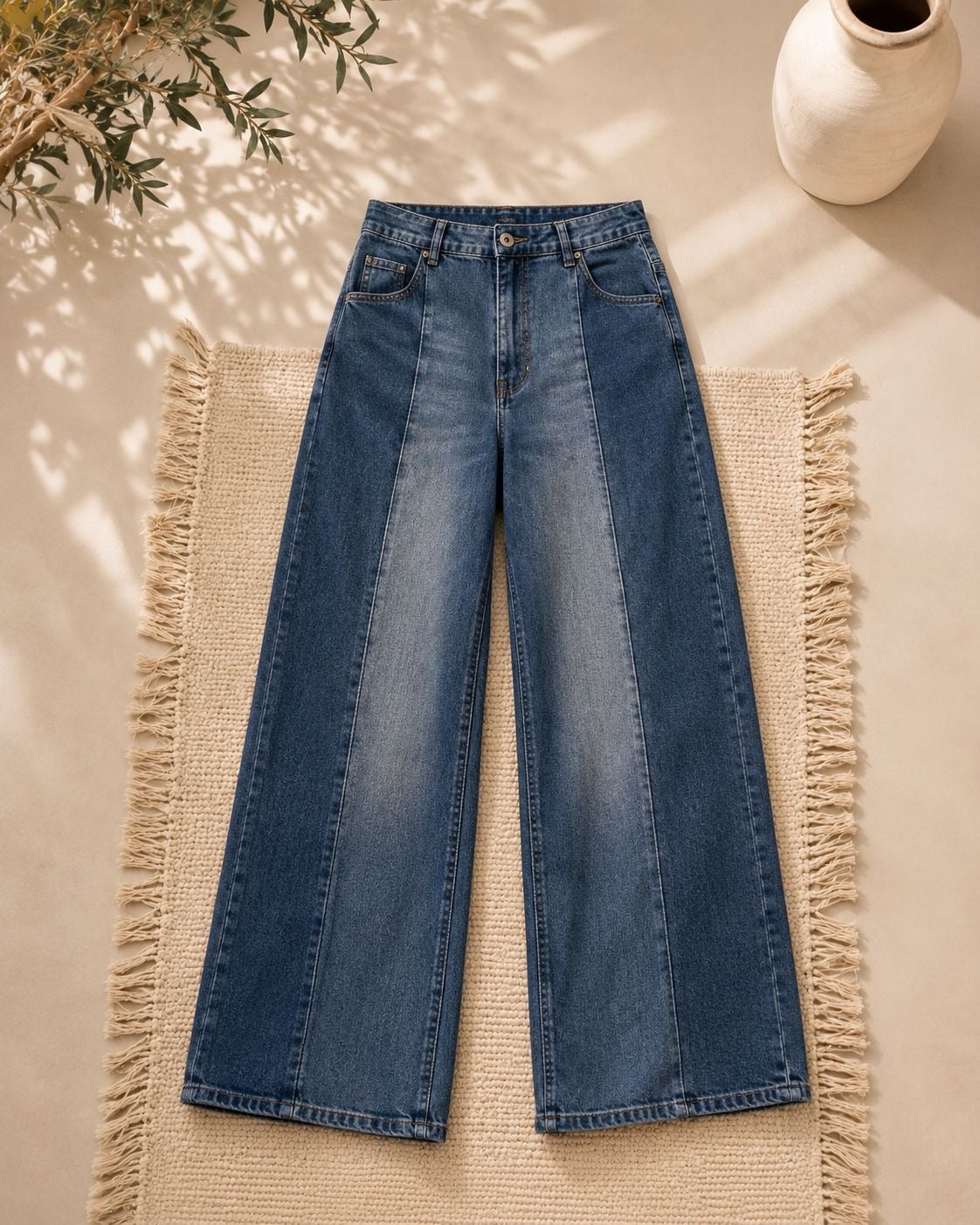 Jeans bicolor