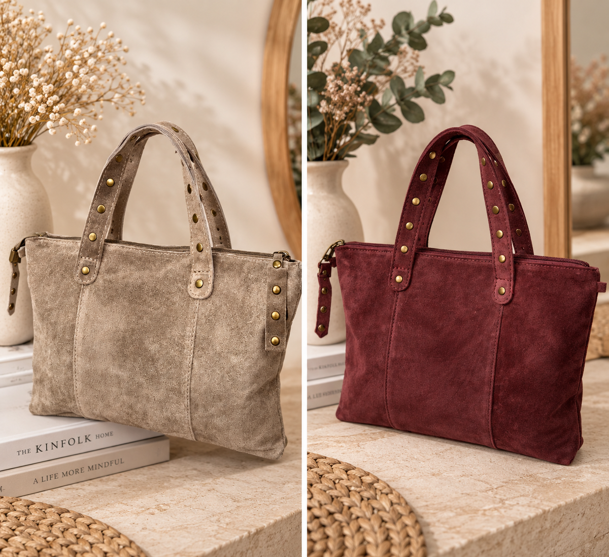 Bolso/maletín piel Antelina