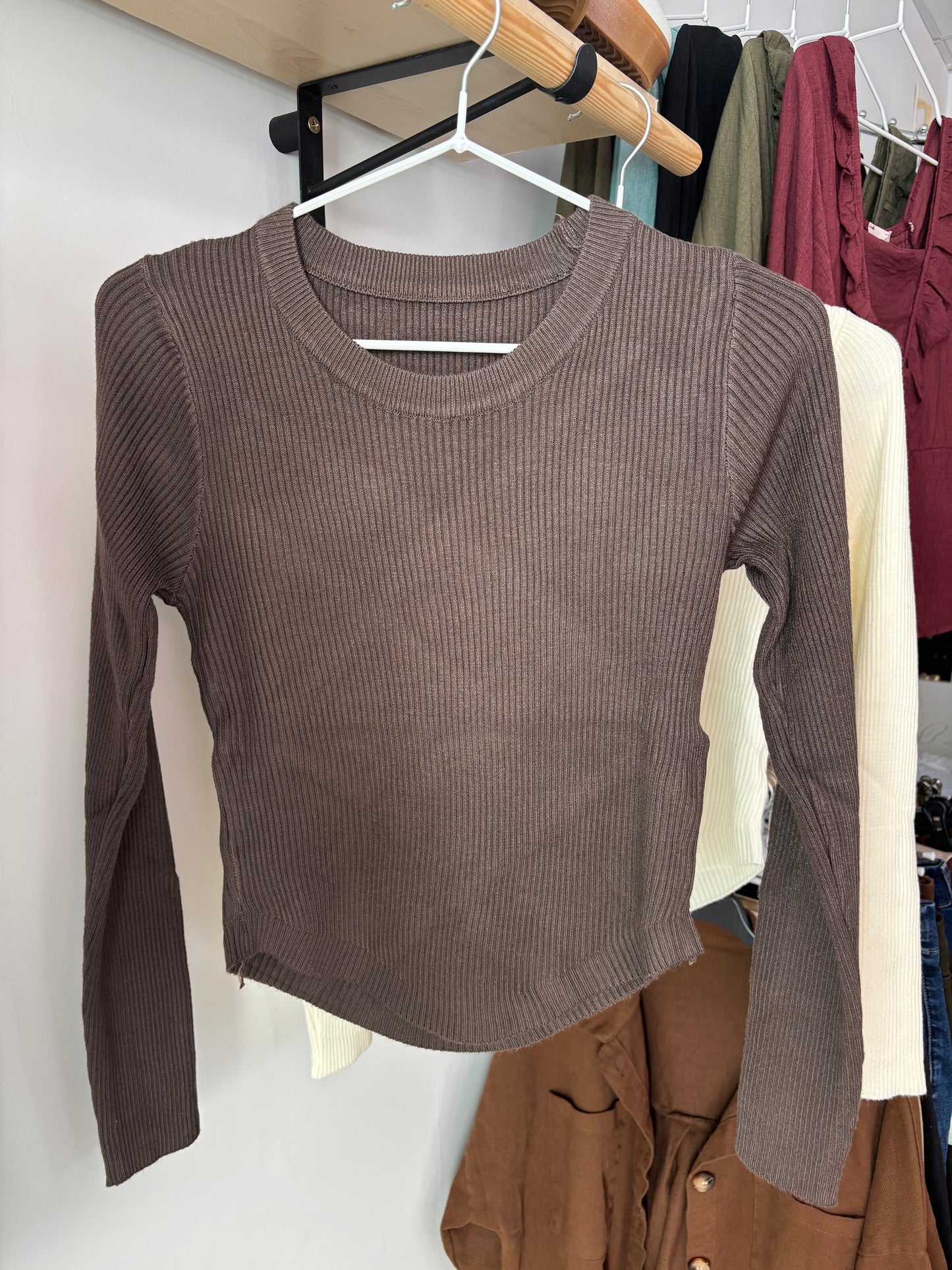 Camiseta básica canalé