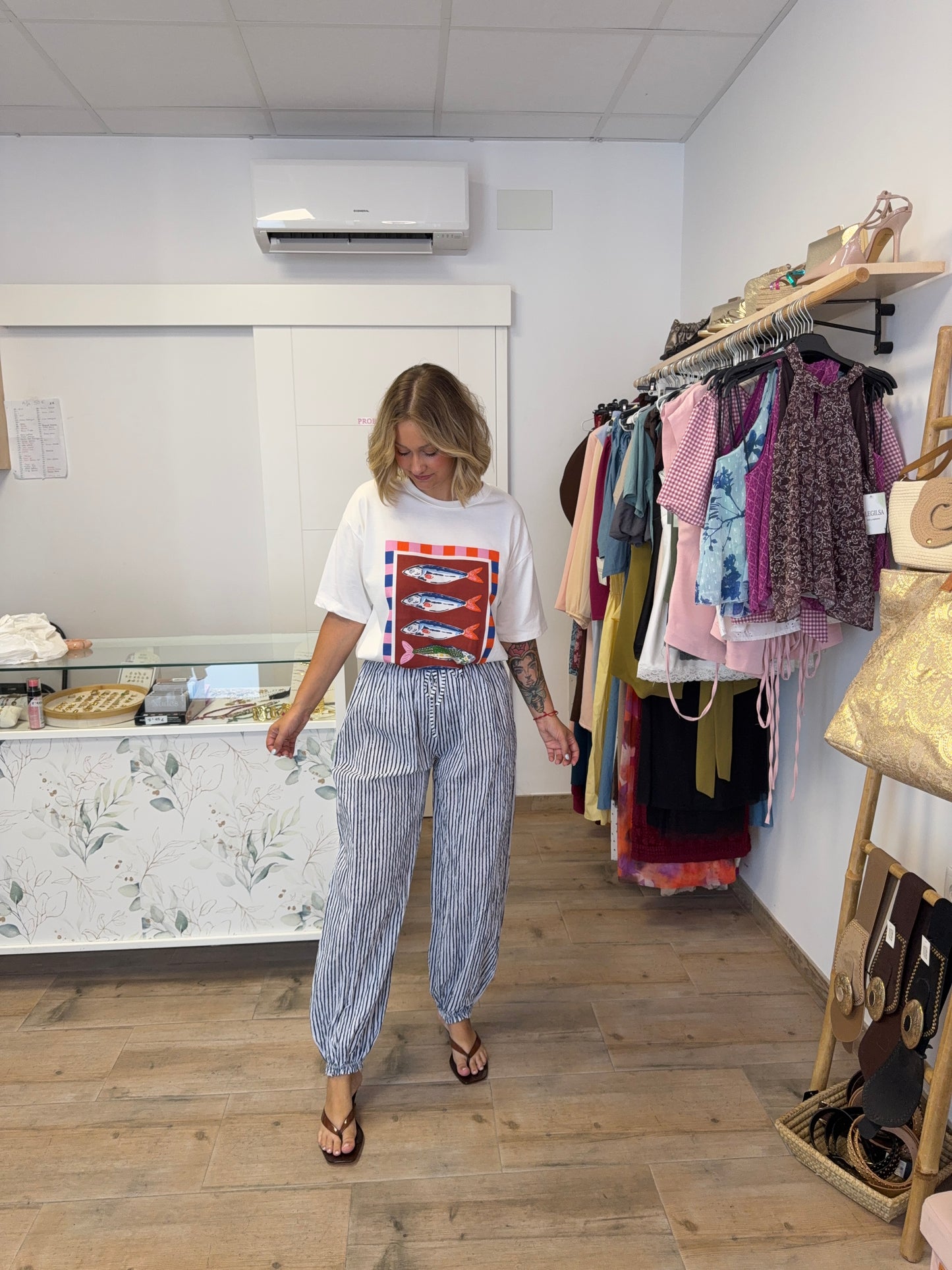 Pantalón rayas