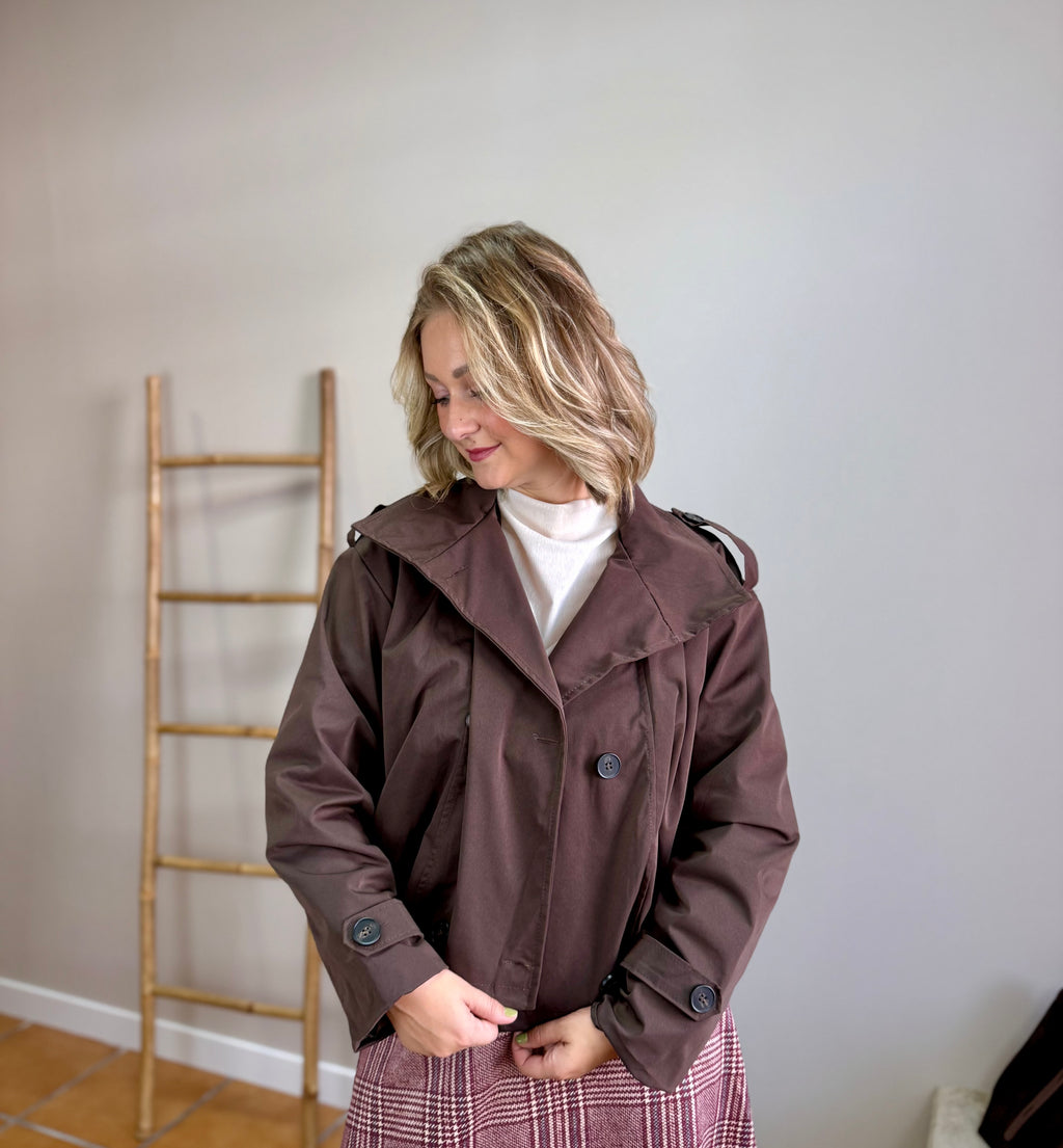 Bomber gabardina