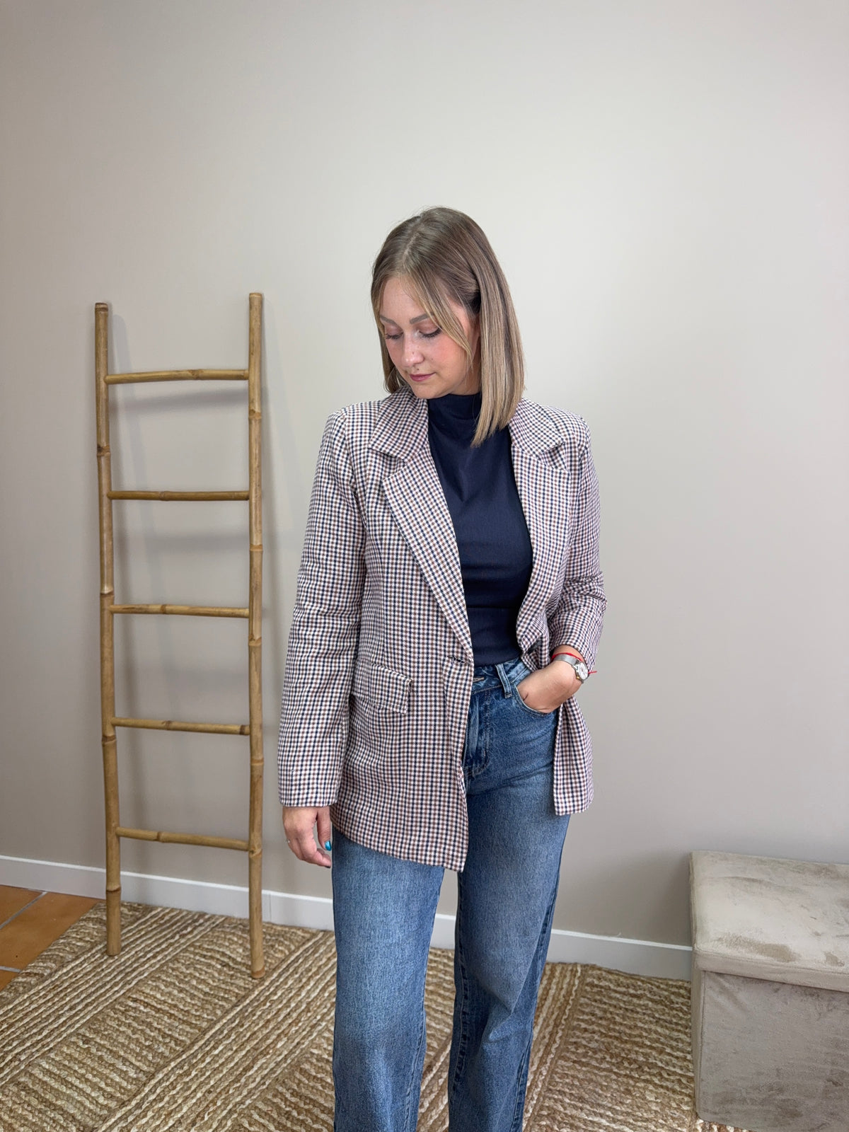 Blazer cuadritos