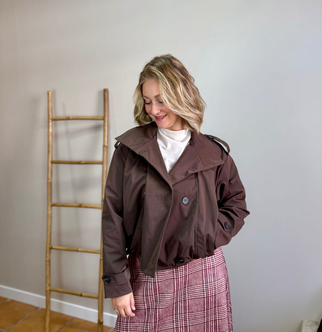 Bomber gabardina